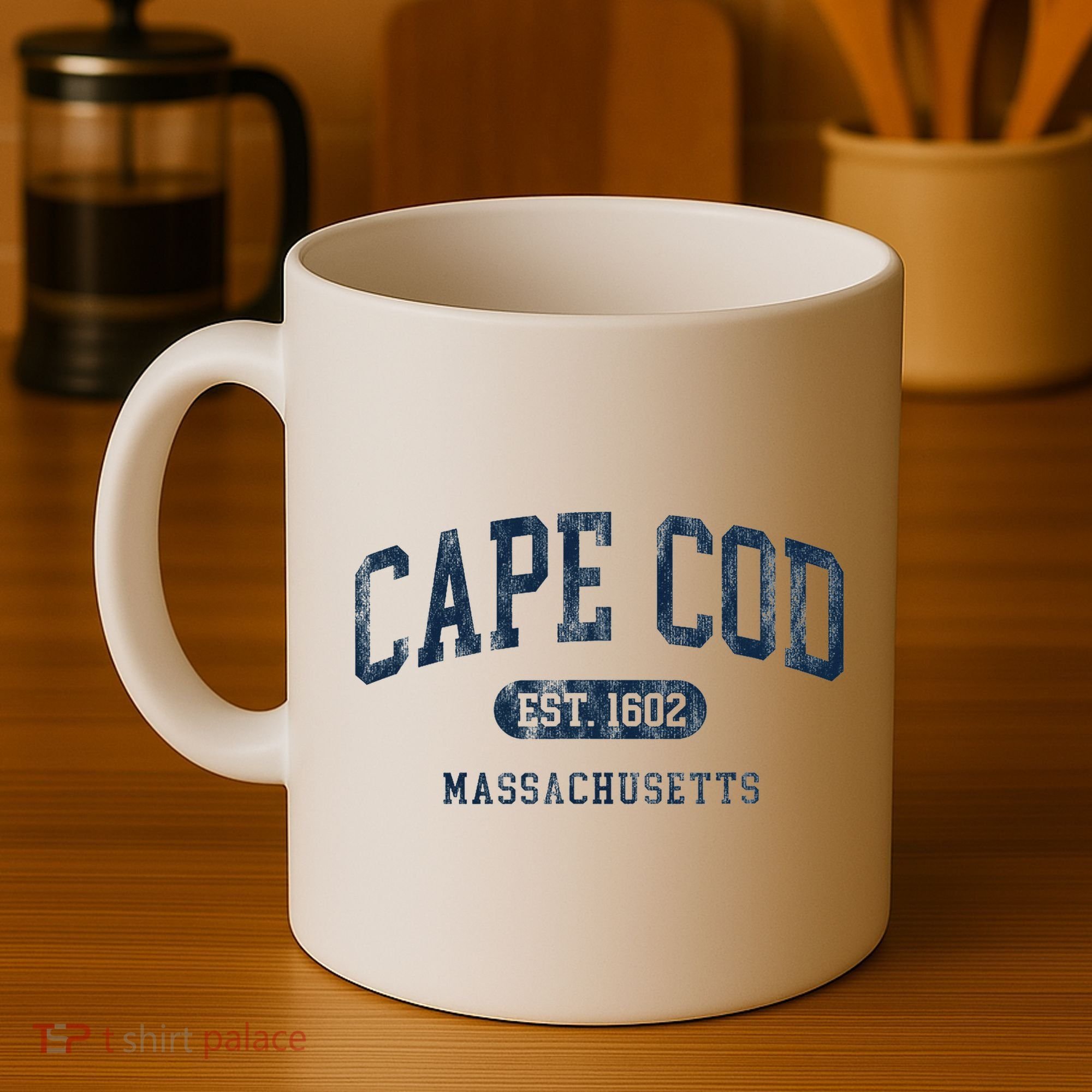 Cape Cod Est 1602 Massachusetts Retro Preppy Throwback Coffee Mug