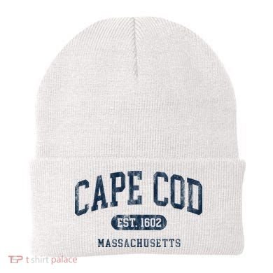 Cape Cod Est 1602 Massachusetts Retro Preppy Throwback Beanie