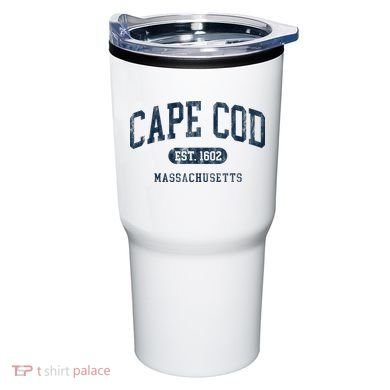 Cape Cod Est 1602 Massachusetts Retro Preppy Throwback Tumbler