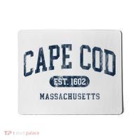 Cape Cod Est 1602 Massachusetts Retro Preppy Throwback Mousepad thumb 0