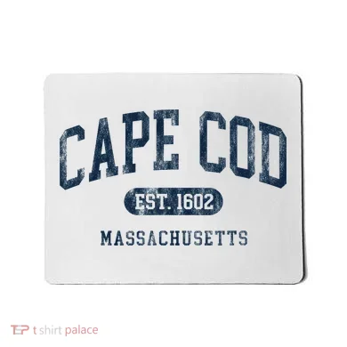 Cape Cod Est 1602 Massachusetts Retro Preppy Throwback Mousepad