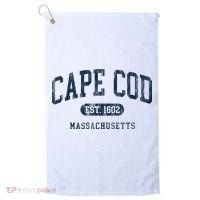 Cape Cod Est 1602 Massachusetts Retro Preppy Throwback Golf Towel thumb 0