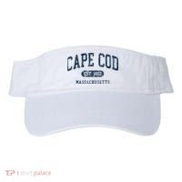 Cape Cod Est 1602 Massachusetts Retro Preppy Throwback Visor thumb 0
