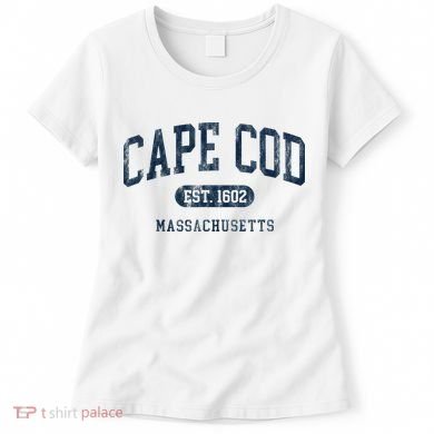 Cape Cod Est 1602 Massachusetts Retro Preppy Throwback Women's T-Shirt