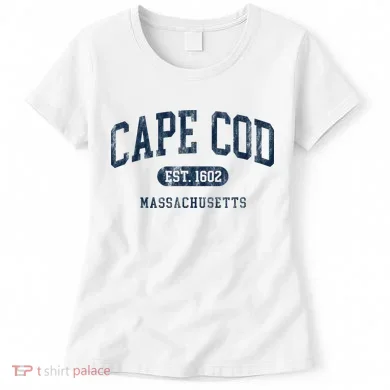Cape Cod Est 1602 Massachusetts Retro Preppy Throwback Women's T-Shirt