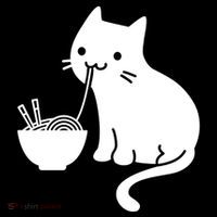 Cute Cat Eating Ramen Bucket Hat thumb 4