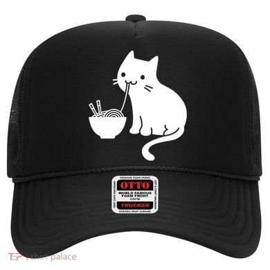 Cute Cat Eating Ramen Hat