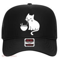 Cute Cat Eating Ramen Hat thumb 0