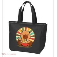 Cute Capybara Eating Ra Funny Animal Anime Manga  Tote Bag thumb 3