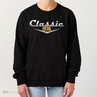 Classic Car Emblem 1936 90th Birthday Women's Sweatshirt thumb 0