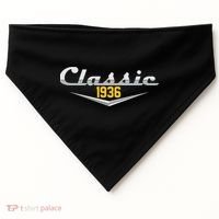 Classic Car Emblem 1936 90th Birthday USA-Made Doggie Bandana thumb 0