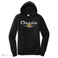 Classic Car Emblem 1936 90th Birthday Women's Hoodie thumb 0
