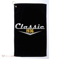 Classic Car Emblem 1936 90th Birthday Golf Towel thumb 0