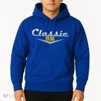 Classic Car Emblem 1936 90th Birthday Hoodie thumb 2