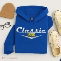 Classic Car Emblem 1936 90th Birthday Hoodie thumb 4