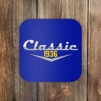 Classic Car Emblem 1936 90th Birthday Coaster thumb 0