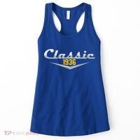 Classic Car Emblem 1936 90th Birthday Women's Tank Top thumb 0