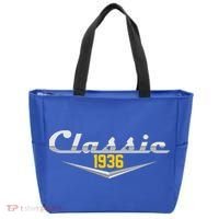 Classic Car Emblem 1936 90th Birthday Tote Bag thumb 0