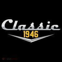 Classic Car Emblem 1946 80th Birthday Backpack thumb 2