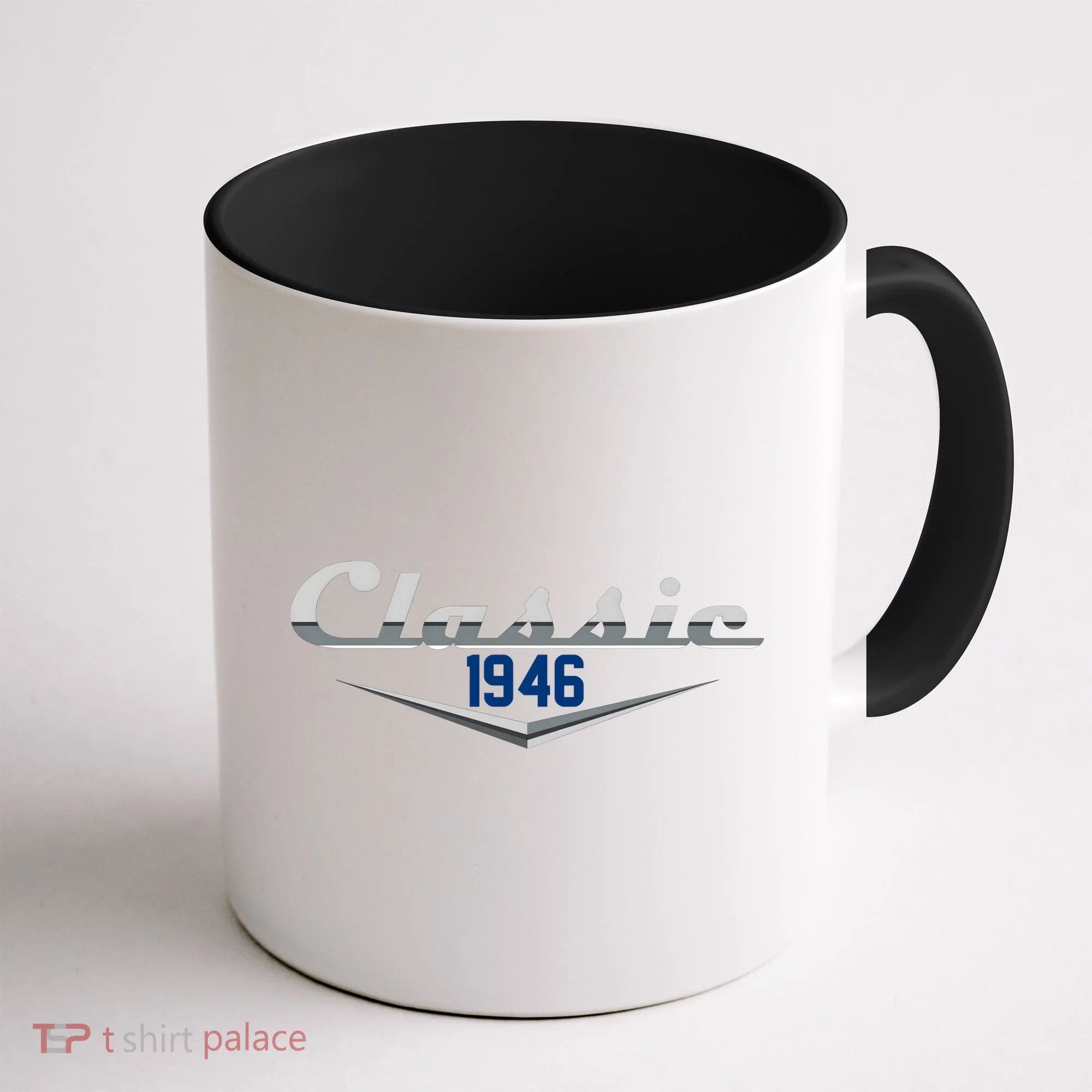 Classic Car Emblem 1946 80th Birthday Coffee Mug