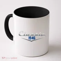 Classic Car Emblem 1946 80th Birthday Coffee Mug thumb 0