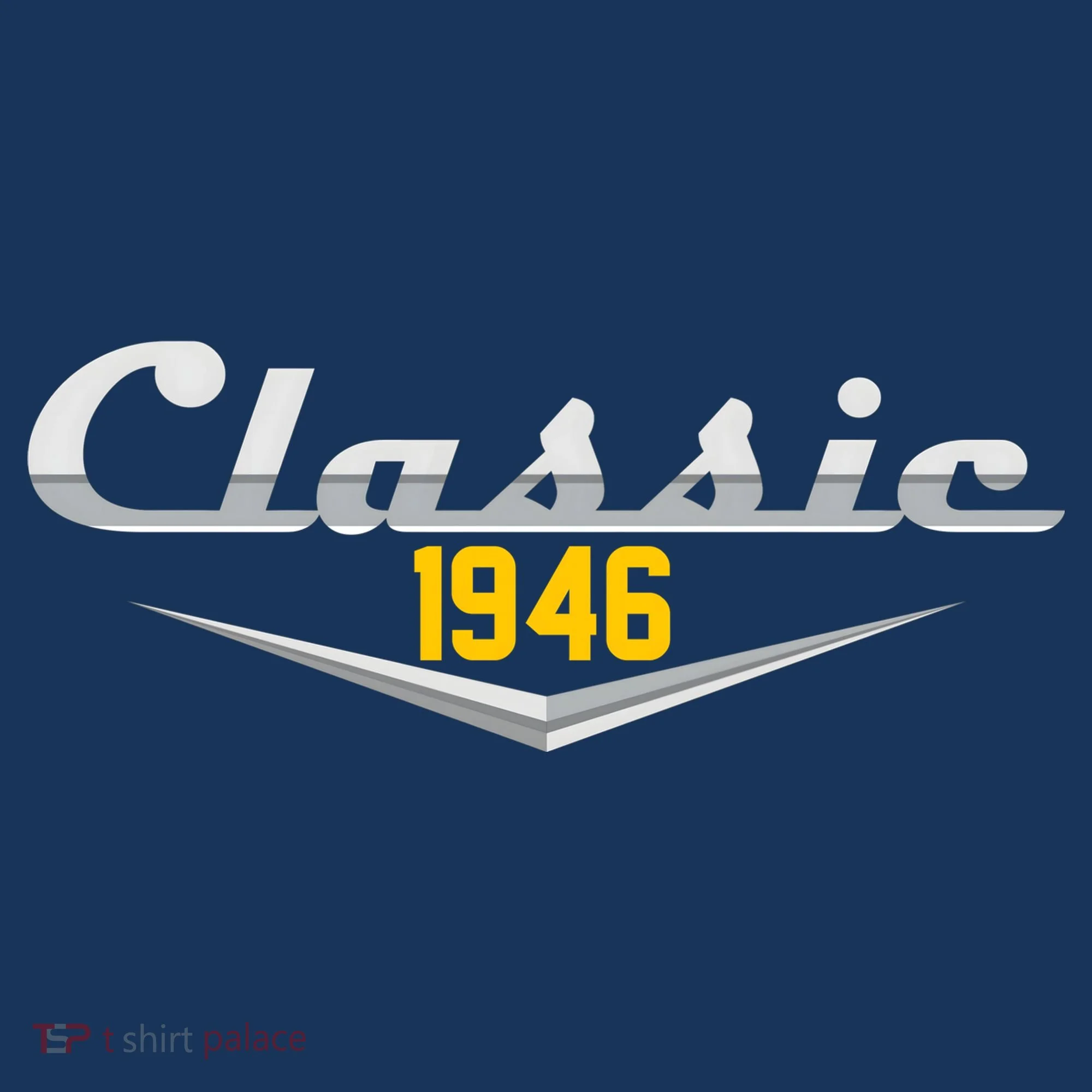 Classic Car Emblem 1946 80th Birthday Women's Hoodie