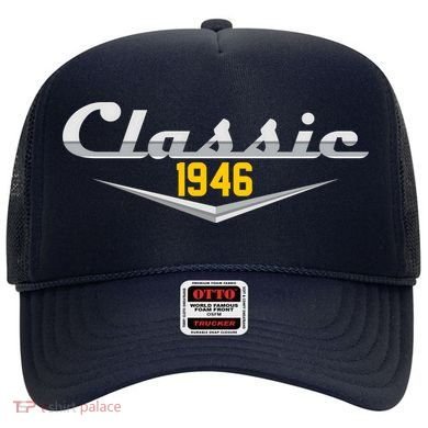 Classic Car Emblem 1946 80th Birthday Hat