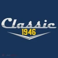 Classic Car Emblem 1946 80th Birthday Women's T-Shirt thumb 6