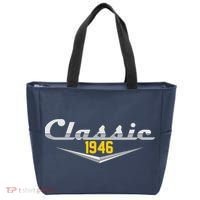 Classic Car Emblem 1946 80th Birthday Tote Bag thumb 0