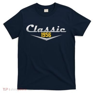 Classic Car Emblem 1956 70th Birthday T-Shirt
