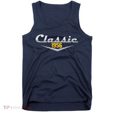 Classic Car Emblem 1956 70th Birthday Tank Top