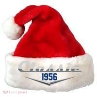 Classic Car Emblem 1956 70th Birthday Santa Hat thumb 0