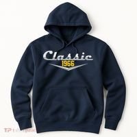 Classic Car Emblem 1966 60th Birthday Hoodie thumb 0