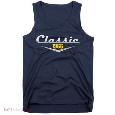 Classic Car Emblem 1966 60th Birthday Tank Top