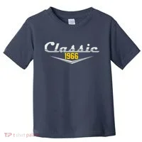 Classic Car Emblem 1966 60th Birthday Toddler T-Shirt thumb 0