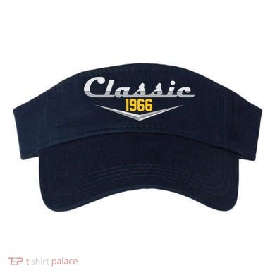 Classic Car Emblem 1966 60th Birthday Visor