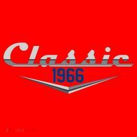 Classic Car Emblem 1966 60th Birthday Santa Hat thumb 1