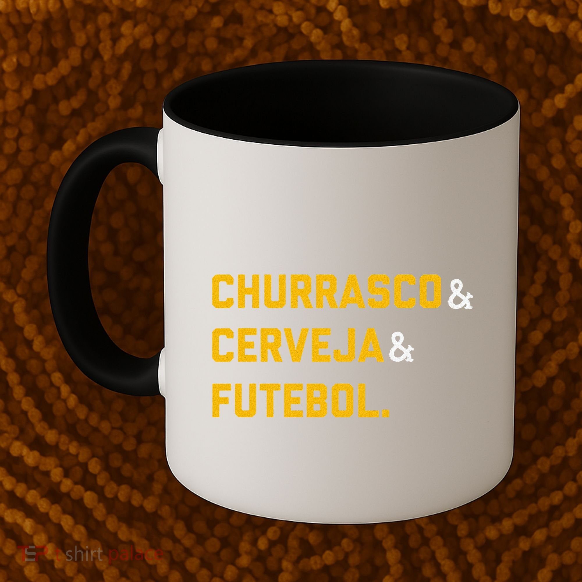 Churrasco Cerveja E Futebol Brazil Soccer Brasil Coffee Mug