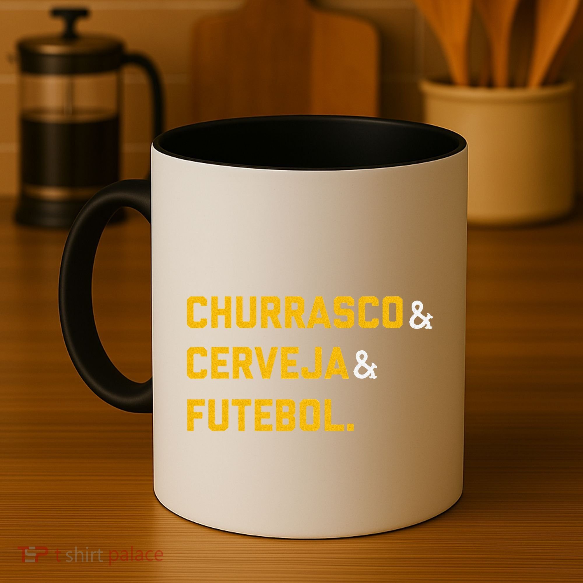 Churrasco Cerveja E Futebol Brazil Soccer Brasil Coffee Mug