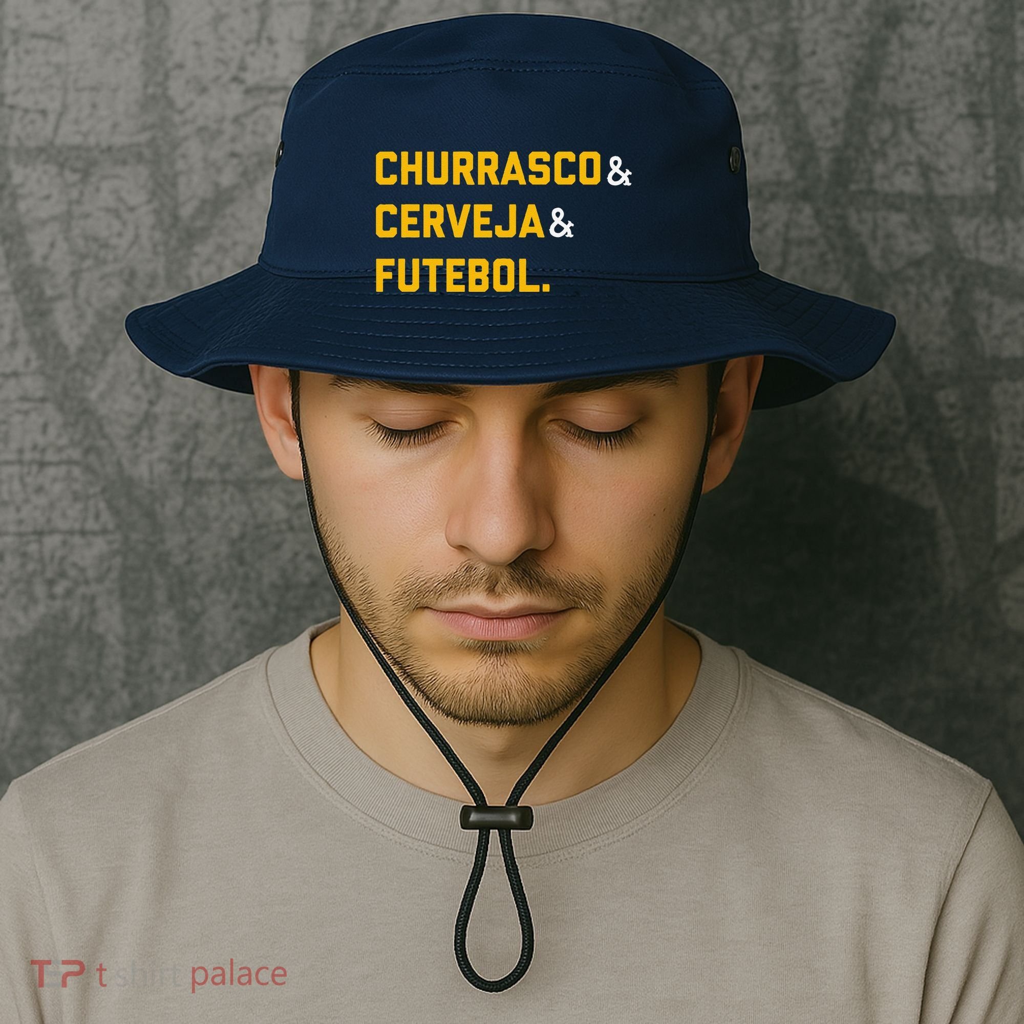 Churrasco Cerveja E Futebol Brazil Soccer Brasil Bucket Hat