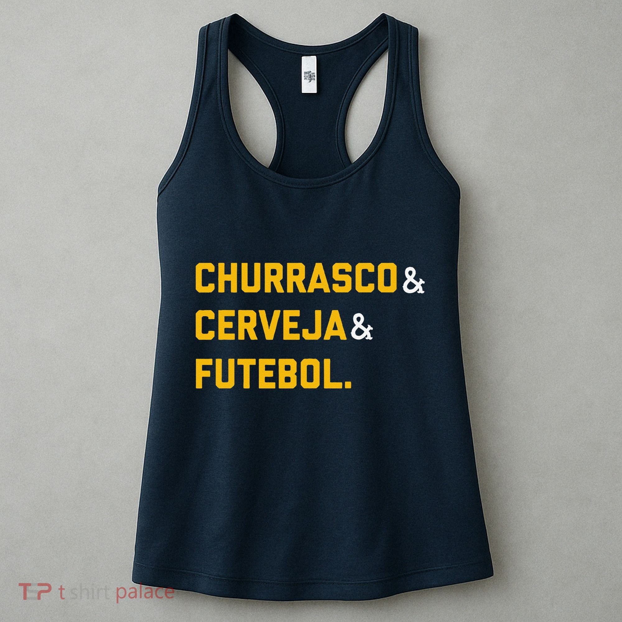 Churrasco Cerveja E Futebol Brazil Soccer Brasil Women's Tank Top