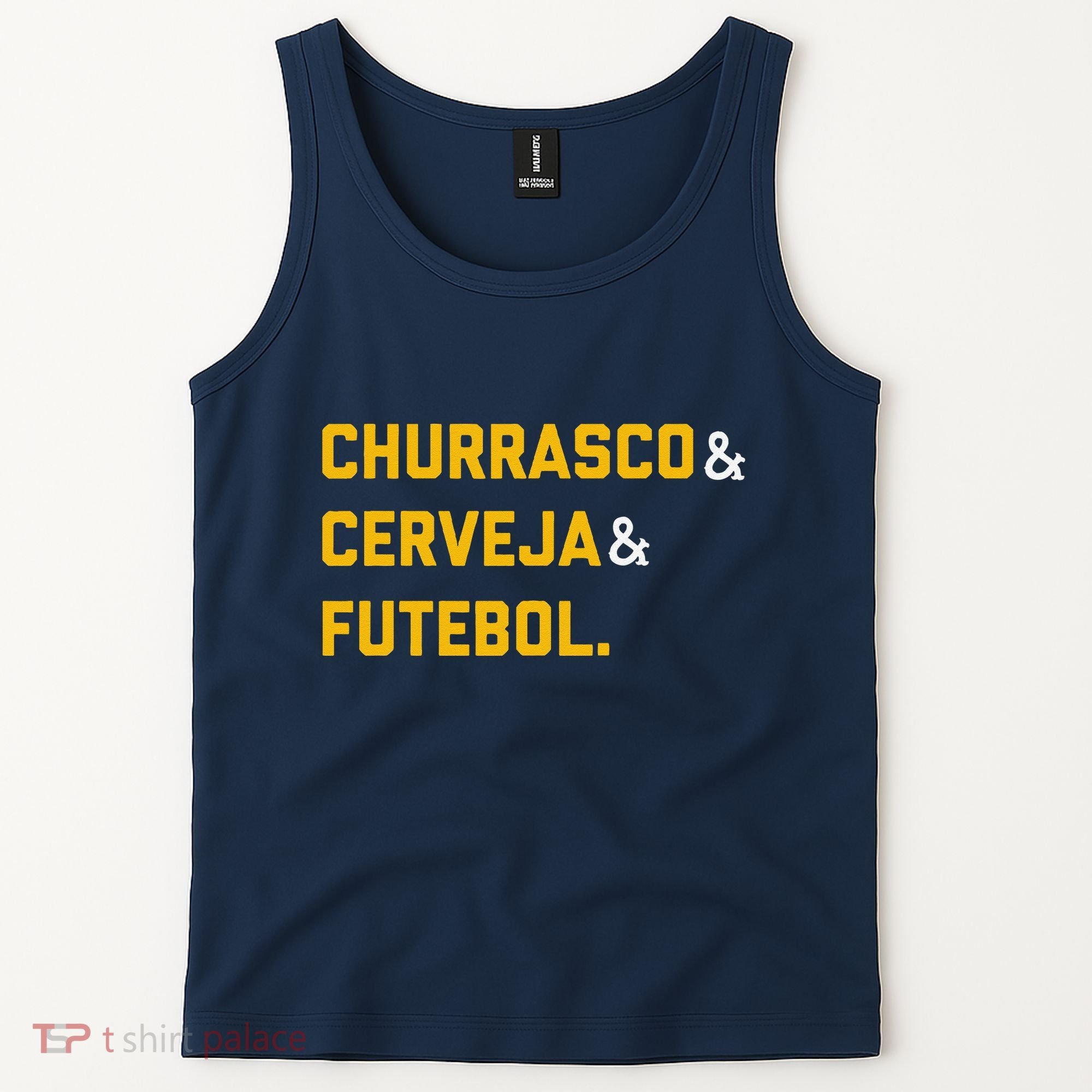 Churrasco Cerveja E Futebol Brazil Soccer Brasil Tank Top