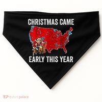 Christmas Came Early This Year Electoral Map USA-Made Doggie Bandana thumb 0