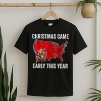 Christmas Came Early This Year Electoral Map T-Shirt thumb 2