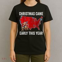 Christmas Came Early This Year Electoral Map T-Shirt thumb 4