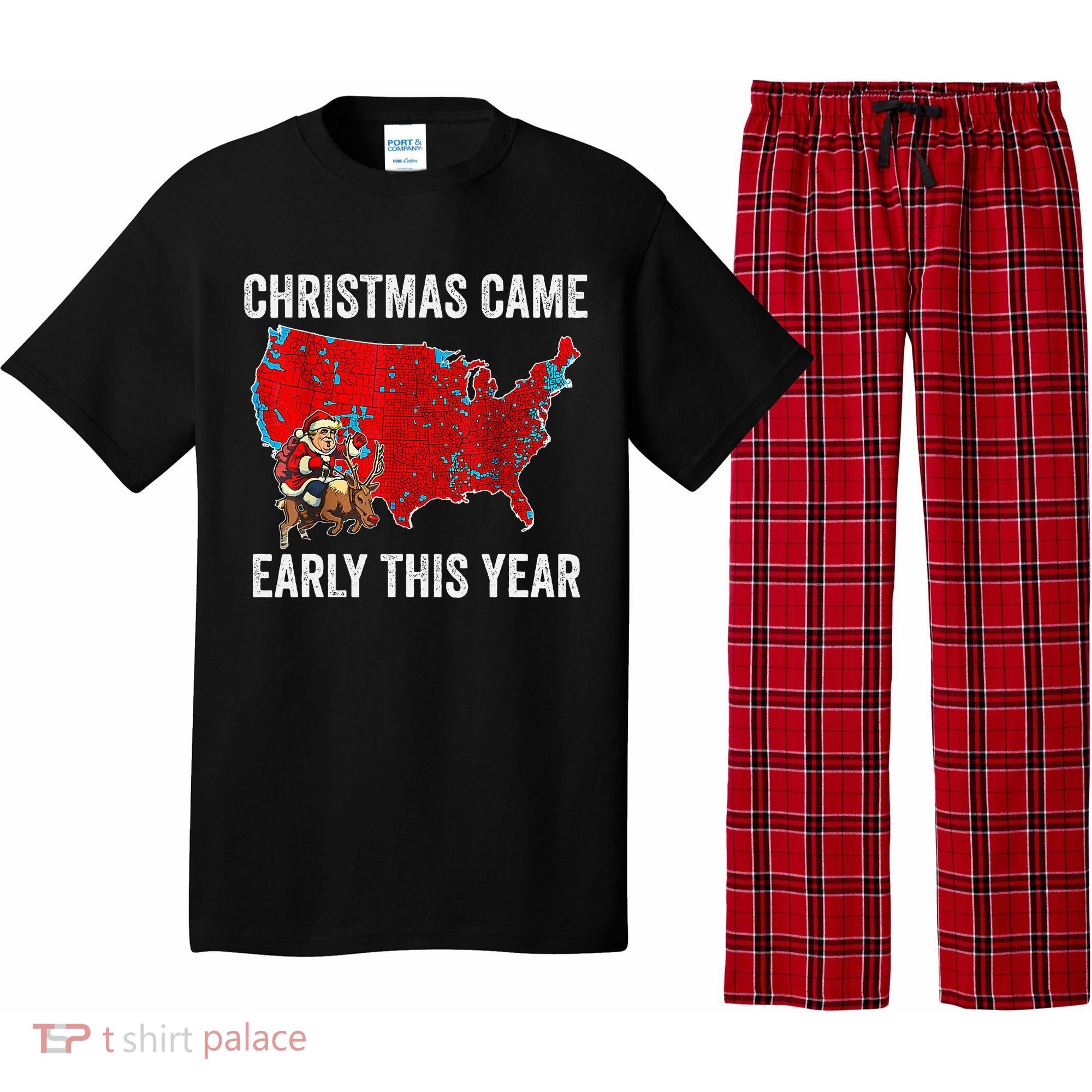 Christmas Came Early This Year Electoral Map Pajama Set