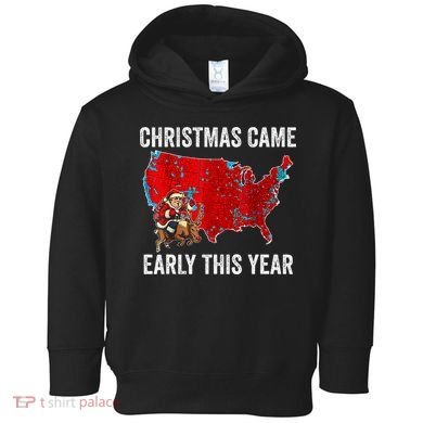 Christmas Came Early This Year Electoral Map Toddler Hoodie