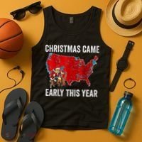 Christmas Came Early This Year Electoral Map Tank Top thumb 4