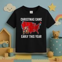 Christmas Came Early This Year Electoral Map Toddler T-Shirt thumb 3