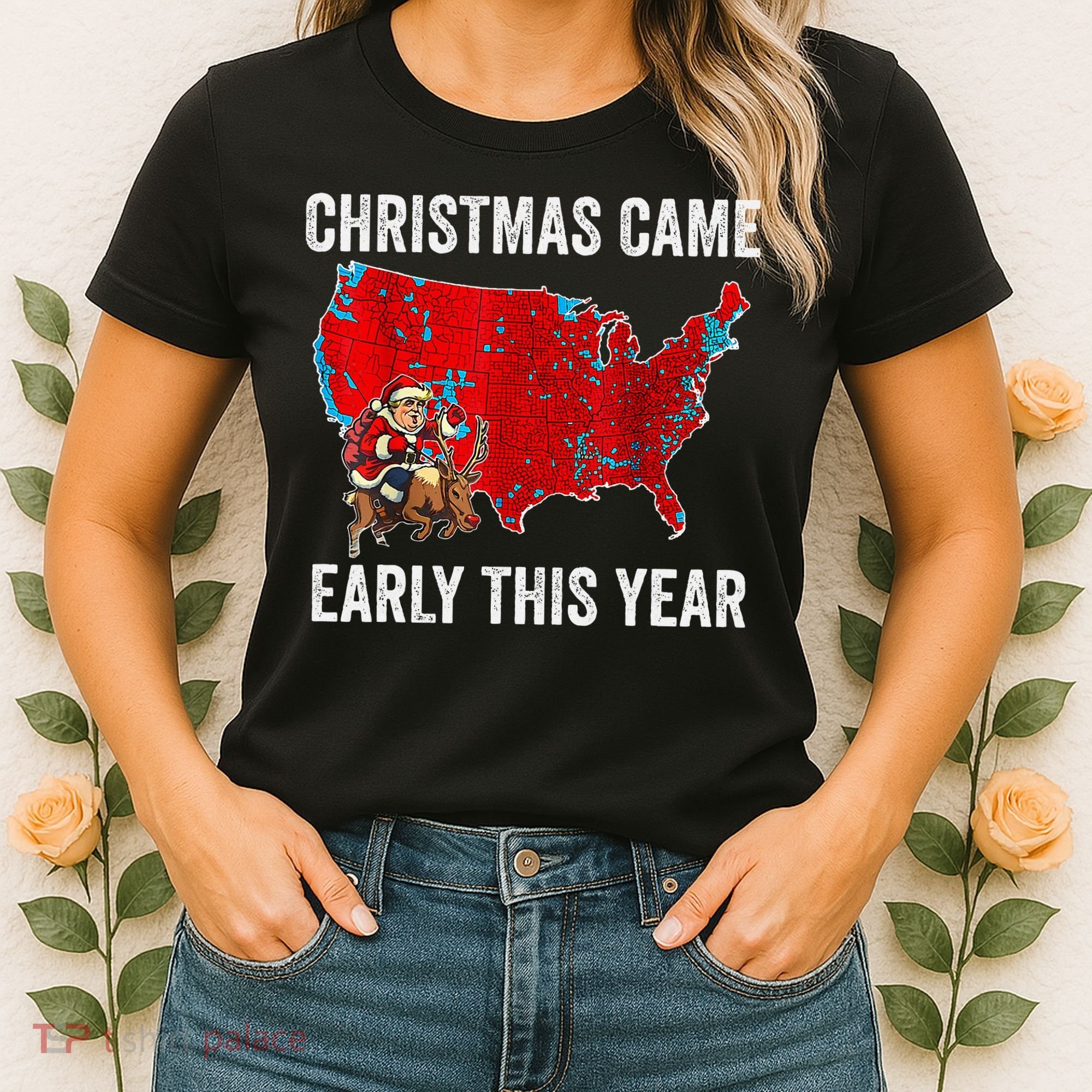 Christmas Came Early This Year Electoral Map Women's T-Shirt
